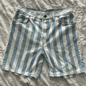 Jean shorts Striped - Size 33 EUC